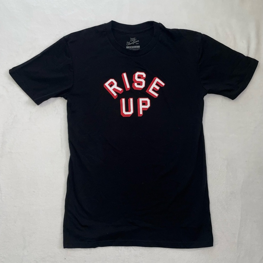 NWOT Rise Up Black T-Shirt